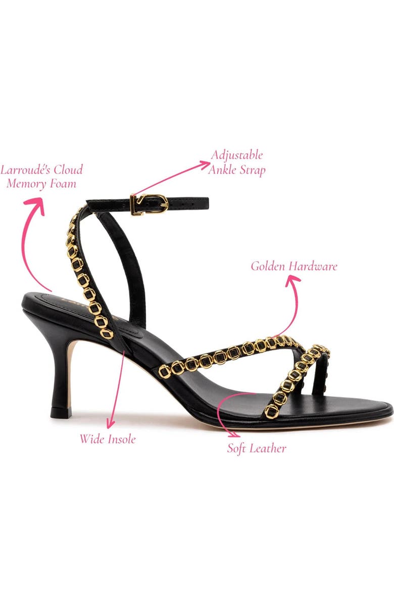 Larroudé Milanina Mini Sandal, Alternate, color,