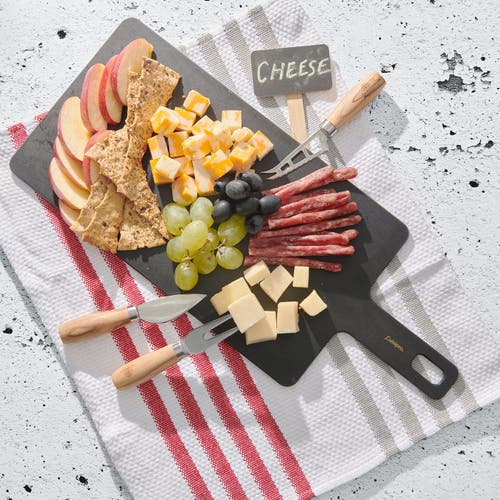 Cuisipro Fiber Wood Paddle Cutting Board, 18-inch X7.5-inch In Gray
