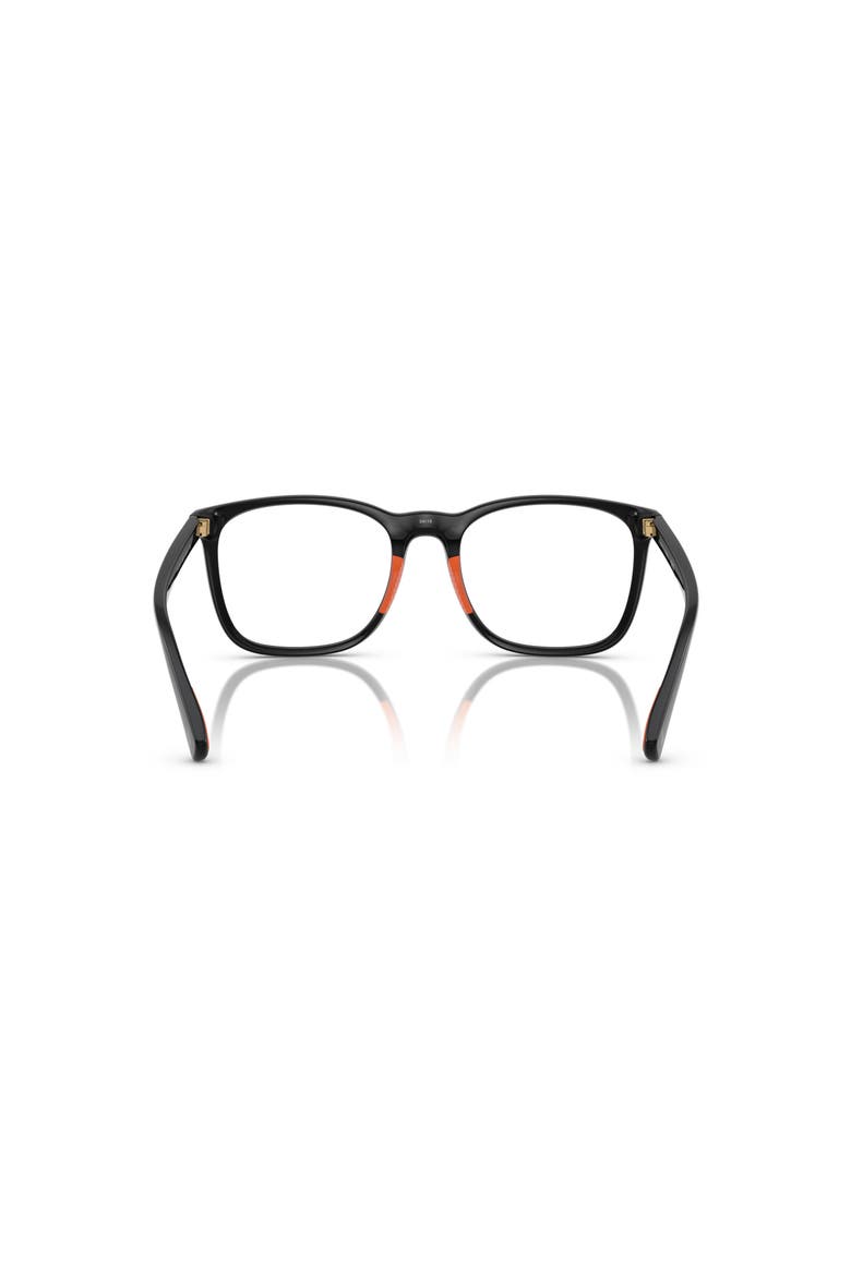 54mm Rectangle optical glasses, Alternate, color, Black