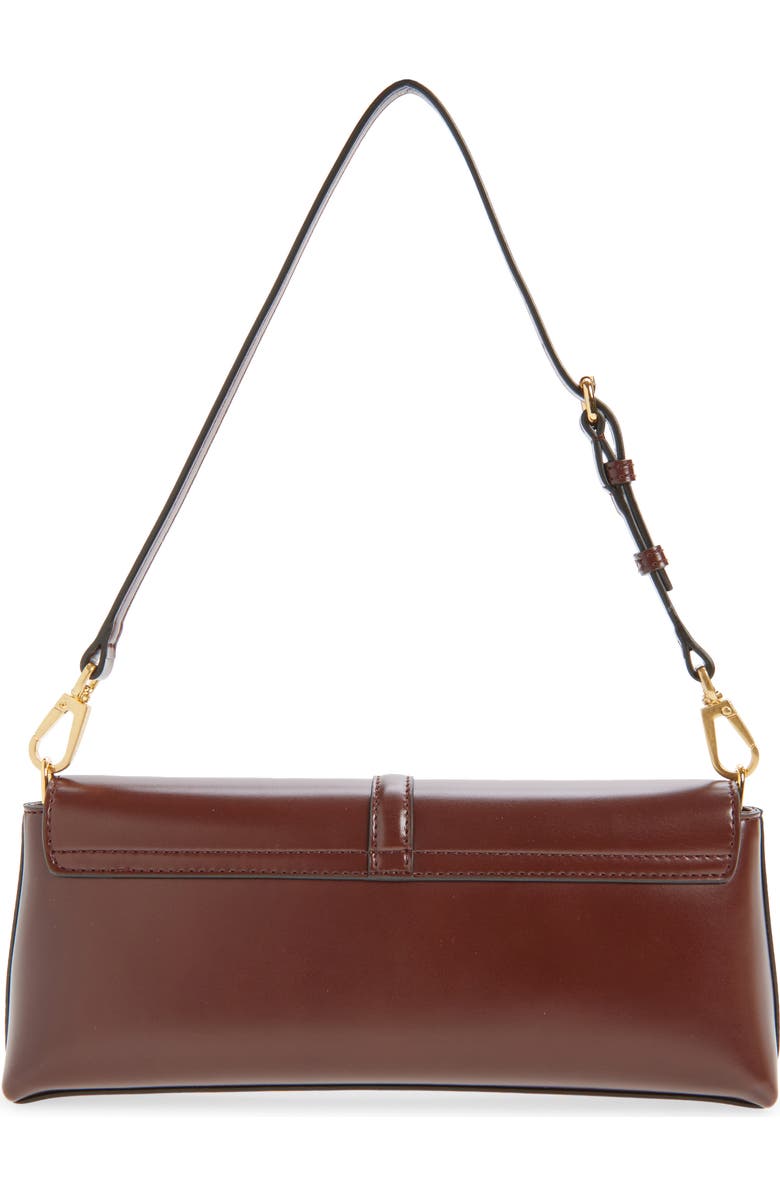 Stella McCartney Ryder Pochette, Alternate, color, Mahogany