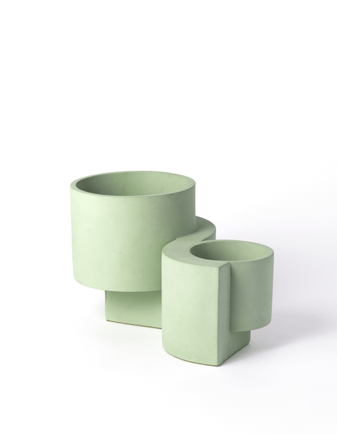 Platform Planter Concrete Set of 2