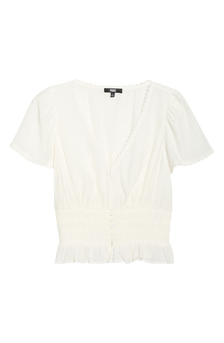 PAIGE Rive Top, Main, color, White