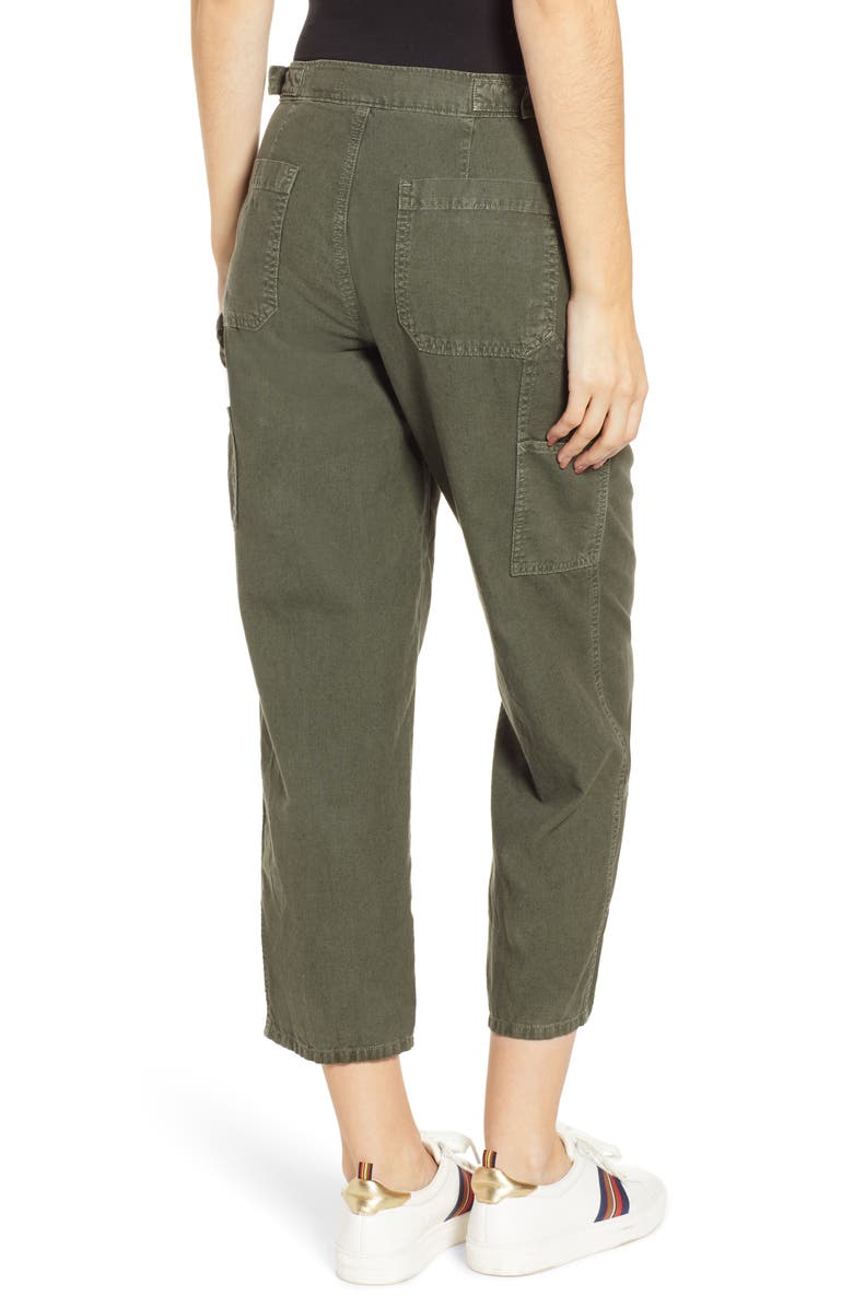 AG Noten High Waist Crop Cargo Pants, Alternate, color, 