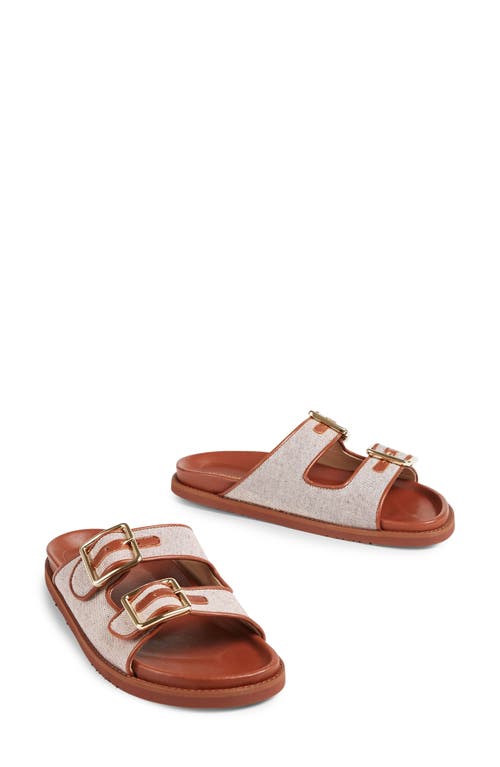 Lk Bennett Ionna Slide Sandal In Tan