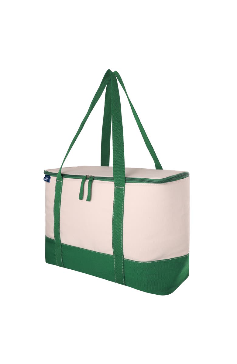 Lands' End Rectangular Large Cooler Bag Insulated 8 Gal, Alternate, color, Kelly Green