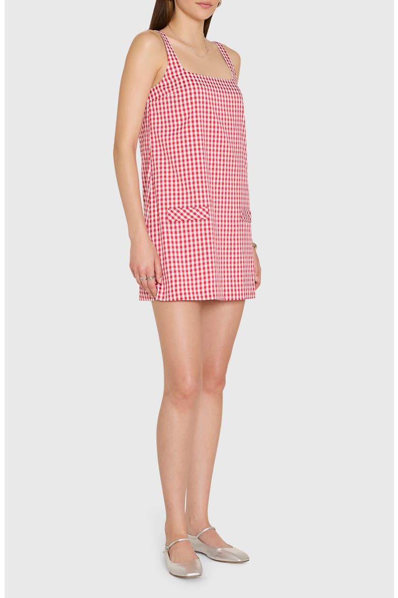 Indy Sleeveless Shift Dress, Alternate, color, RED WHITE