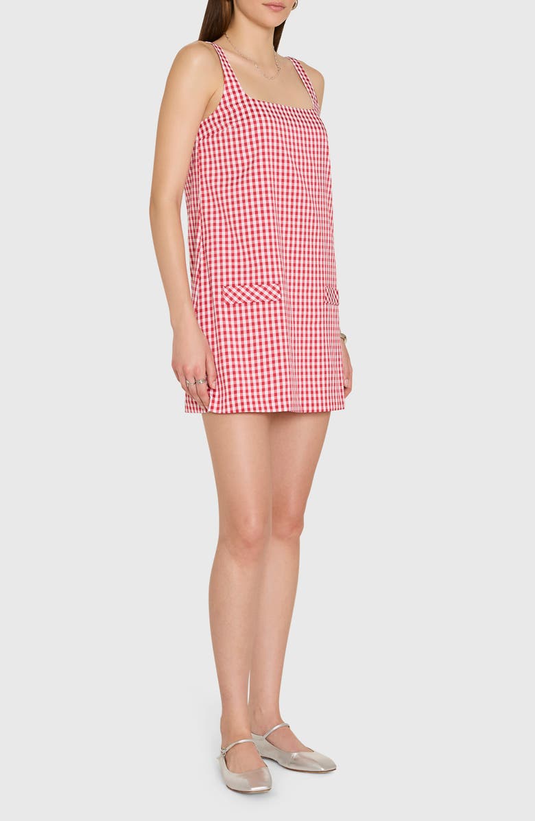 Amanda Uprichard Indy Sleeveless Shift Dress, Alternate, color, Red White