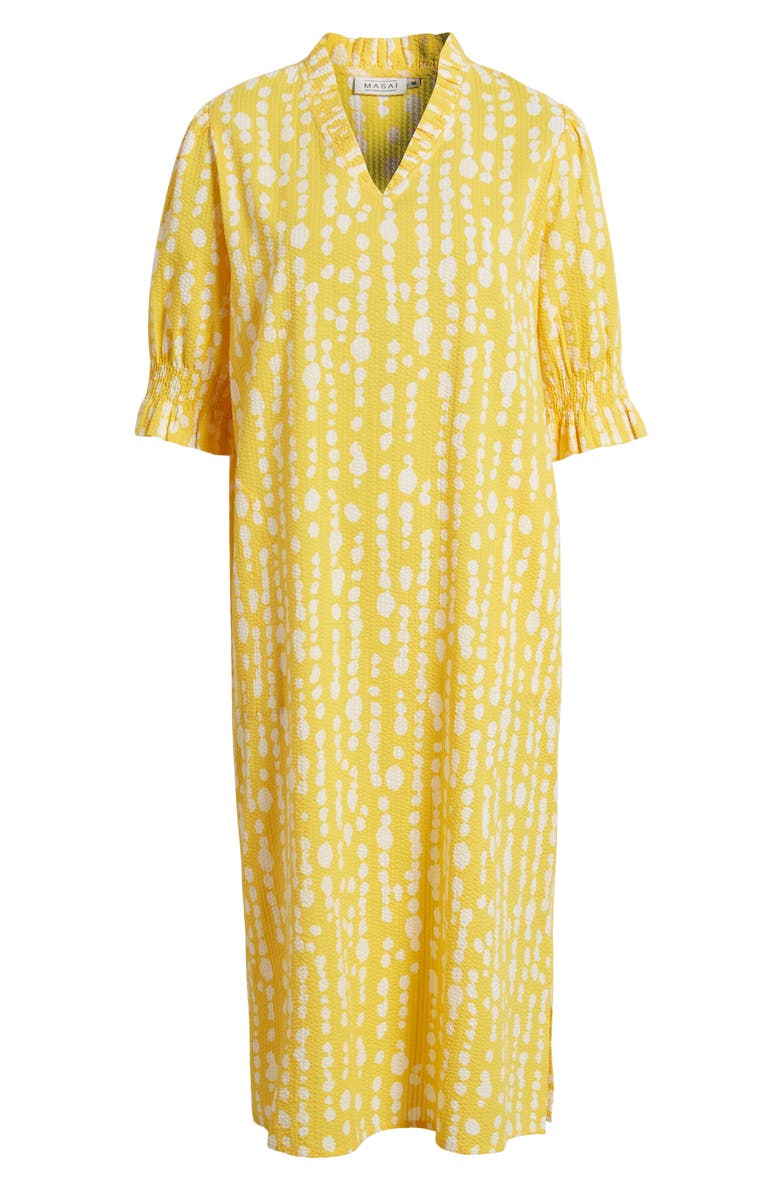 Masai Copenhagen Nydela Abstract Print Cotton Dress, Alternate, color, 