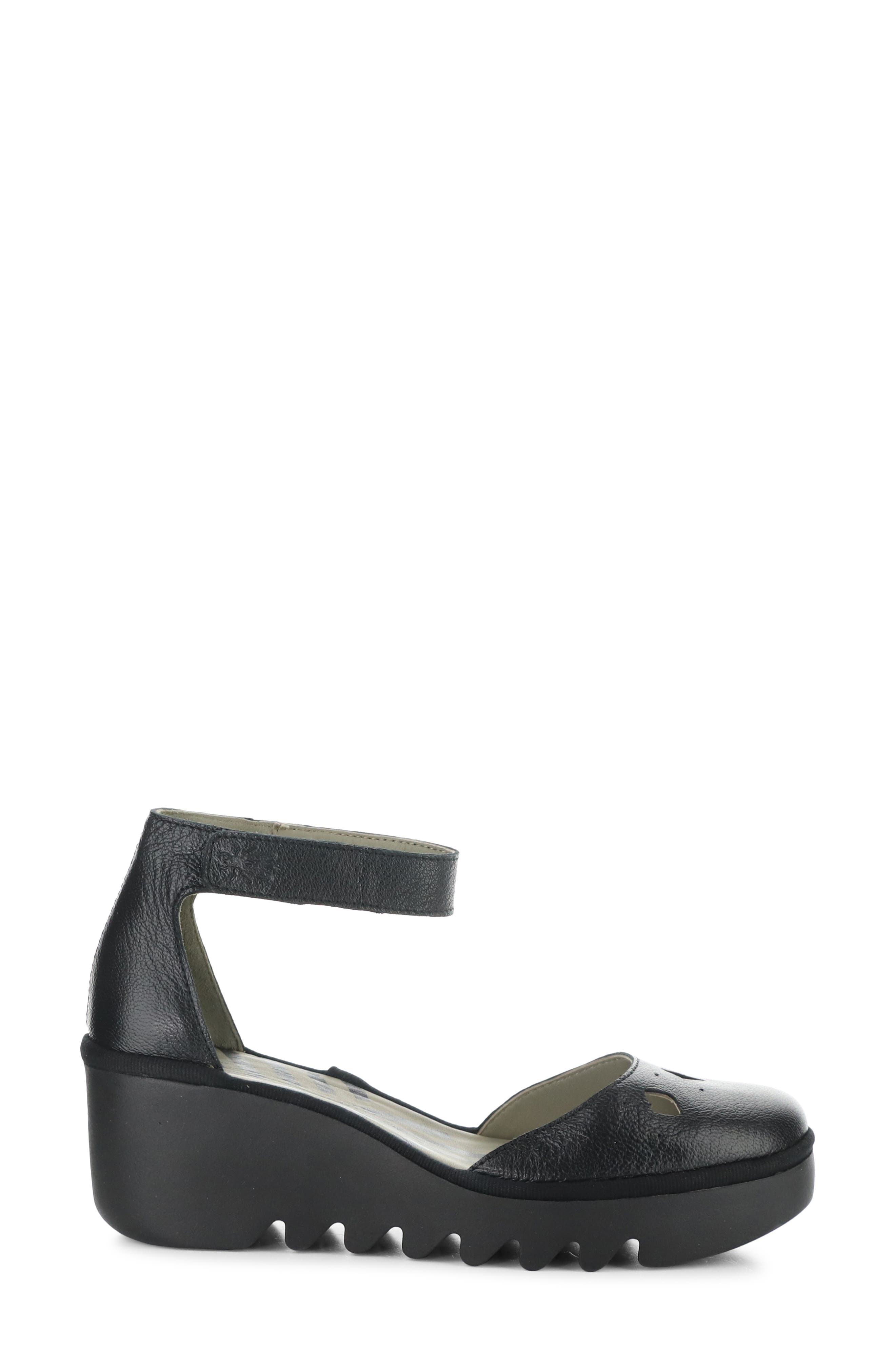 Fly London Boij Ankle Strap Platform Wedge Pump, Alternate, color, 