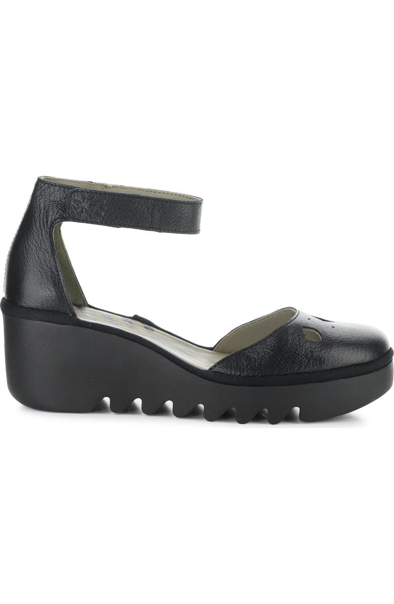 Fly London Boij Ankle Strap Platform Wedge Pump, Alternate, color,