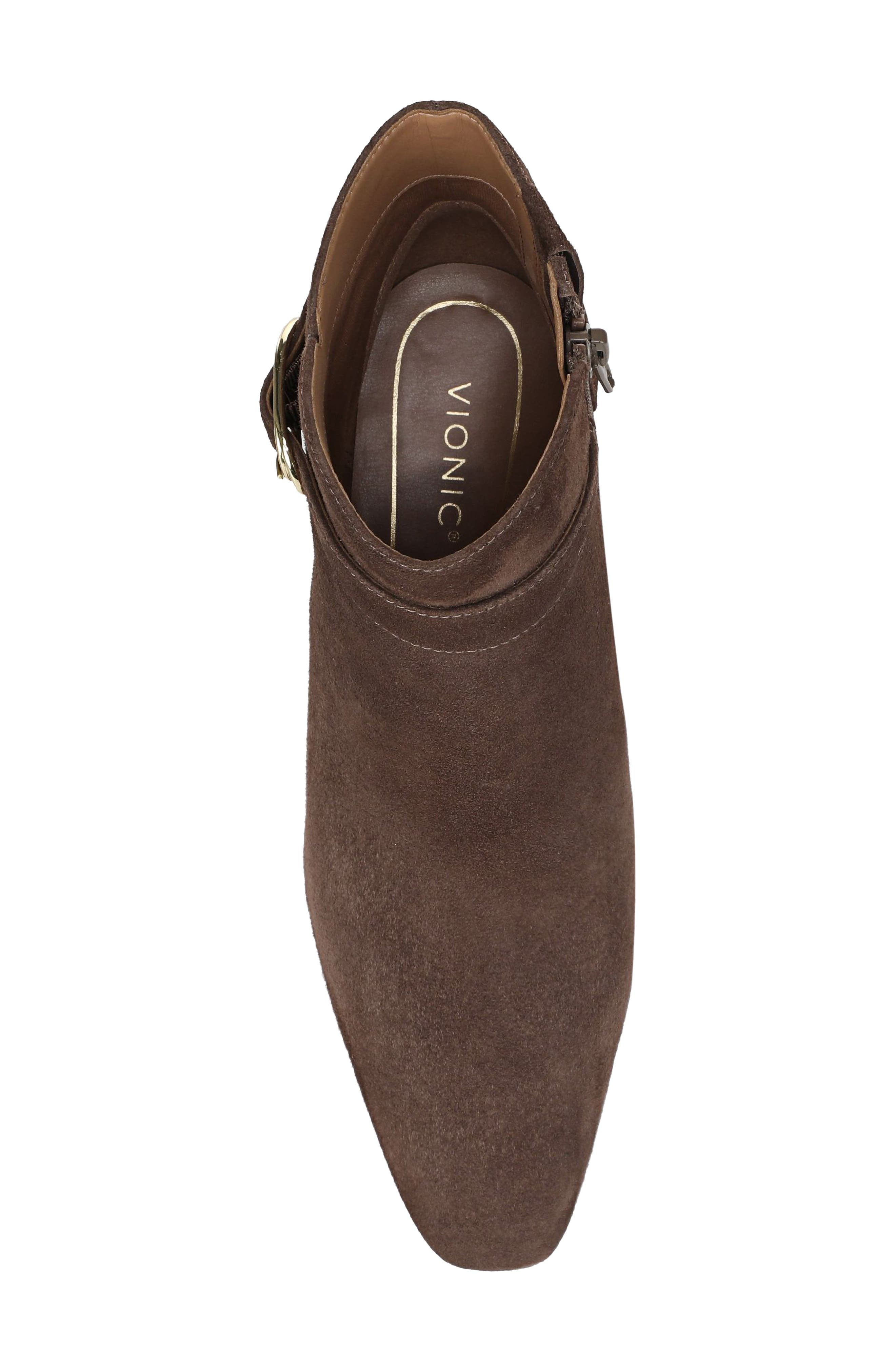Saskia Block Heel Bootie, Alternate, color, DRIFTWOOD SUEDE