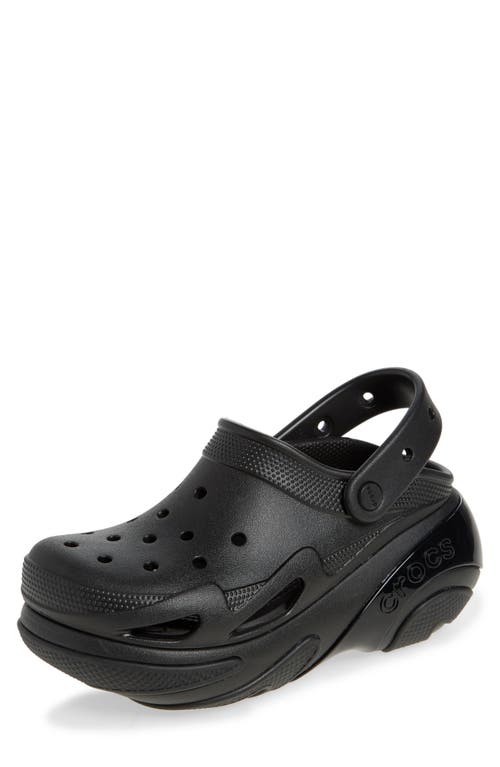 CROCS Bubble Crush Clog in True Black 