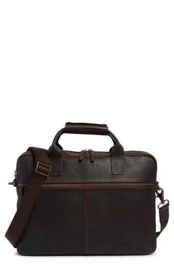 Johnston & Murphy Pebbled Leather Briefcase