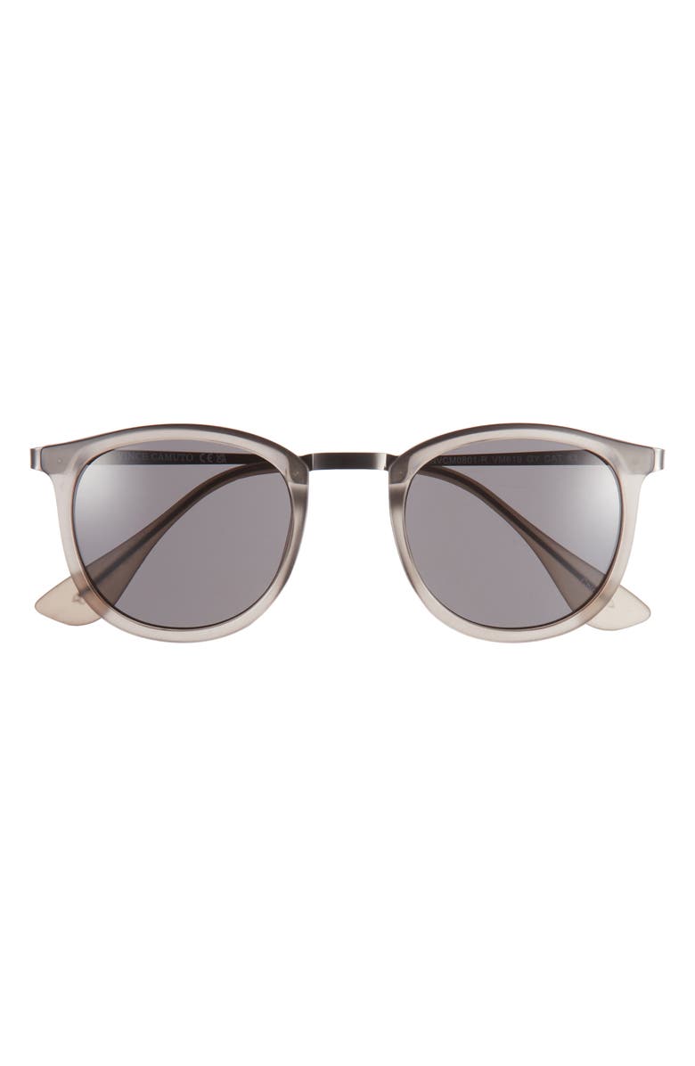 Vince Camuto Combo 48.5mm Round Sunglasses, Main, color, Grey