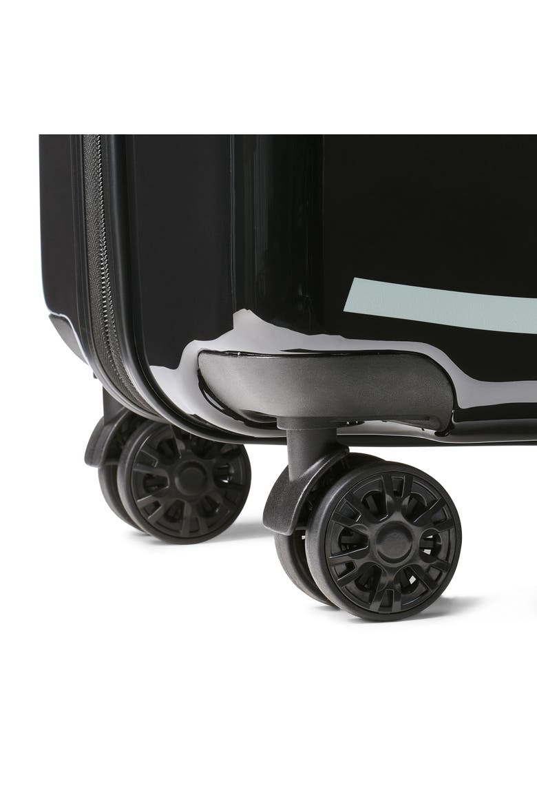 Karl In A Box 21" Carry On Upright Suitcase, Alternate, color, Black