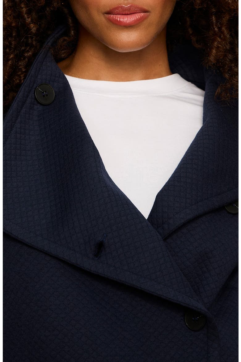 Avery Asymmetric Quilted Jacket, Alternate, color, NAVY BLAZER BLUE