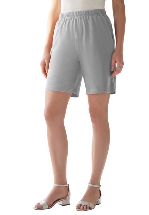 Plus Size Soft Knit Pull-On Short (Plus)