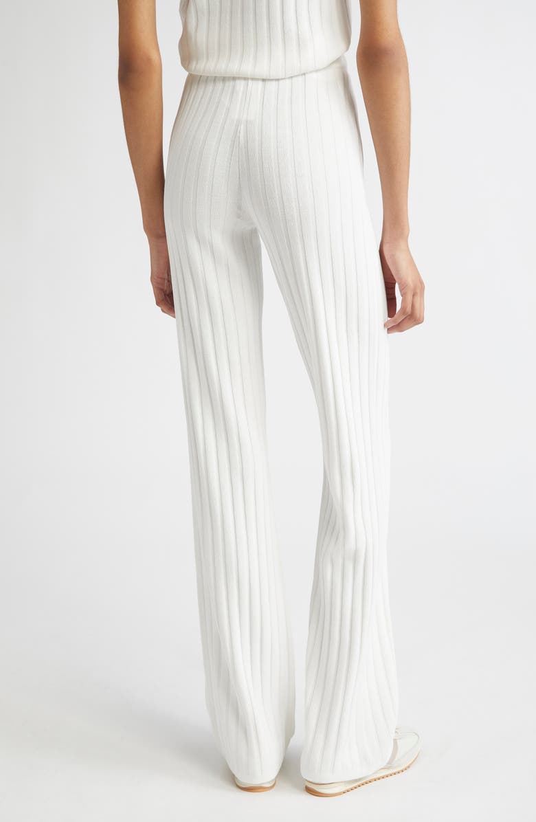 Sporty & Rich Rib Pants, Alternate, color, Ecru