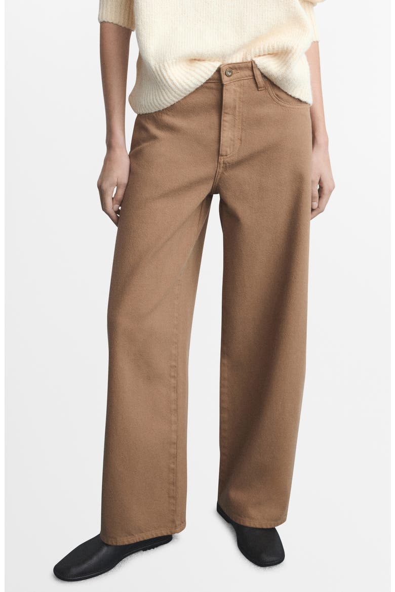 Low Rise Balloon Jeans, Main, color, SAND