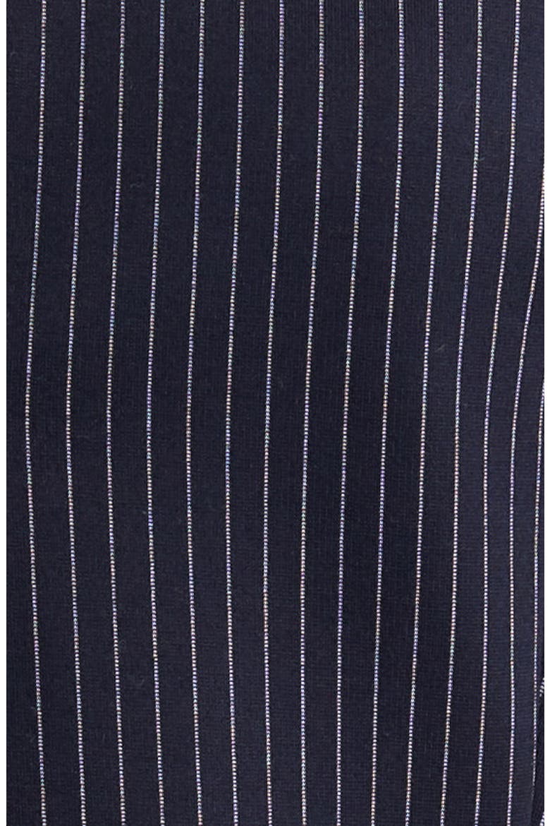 Priya Stripe Ponte Knit Vest, Alternate, color, NAVY STRIPE