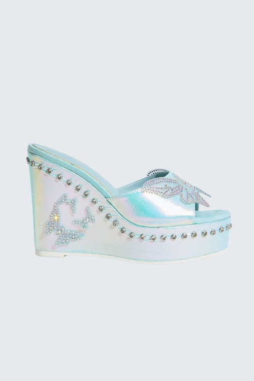 Sparkl Bianca Wedge In Blue