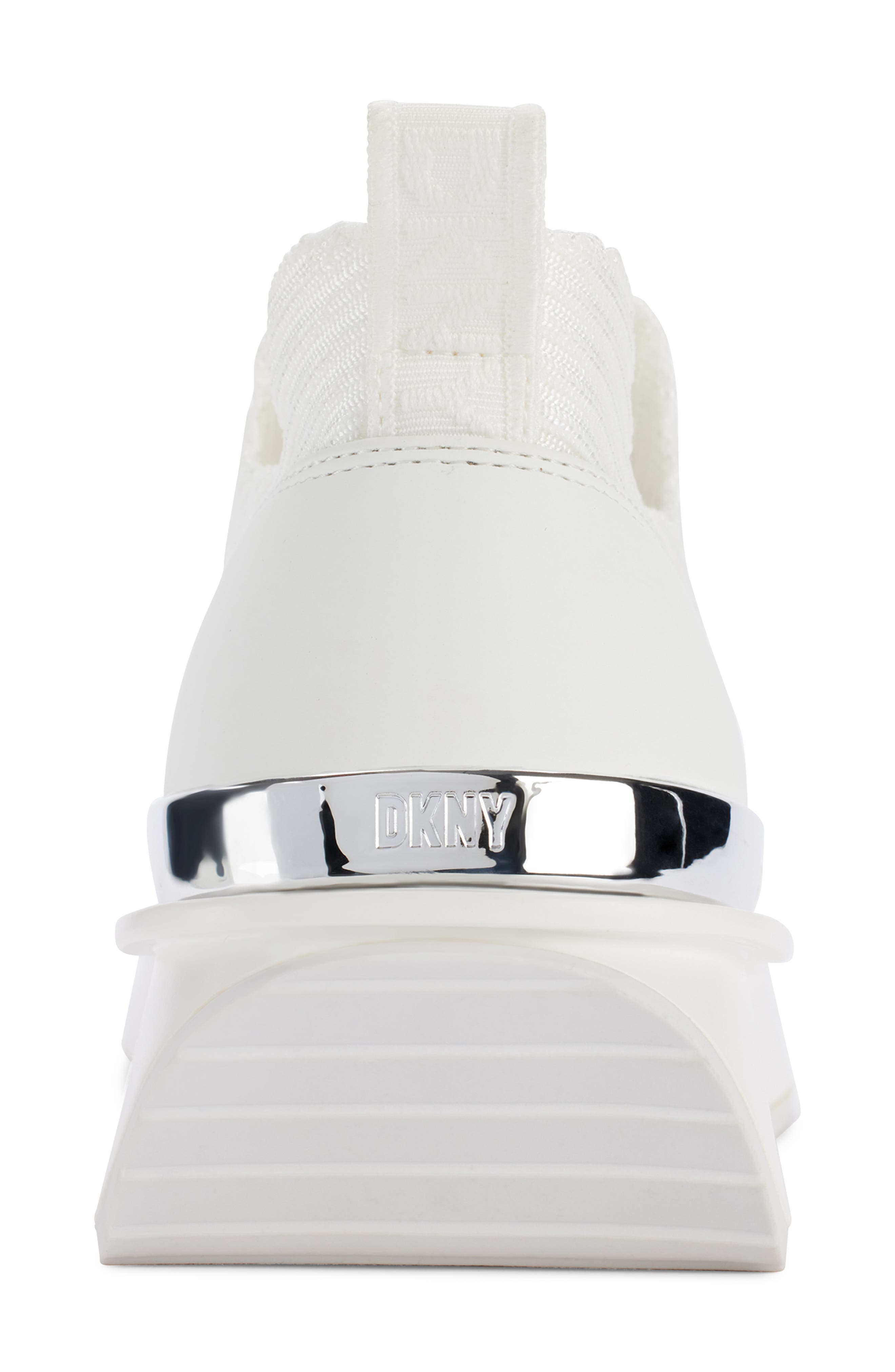 DKNY Alicia Knit Sneaker, Alternate, color, Bright White