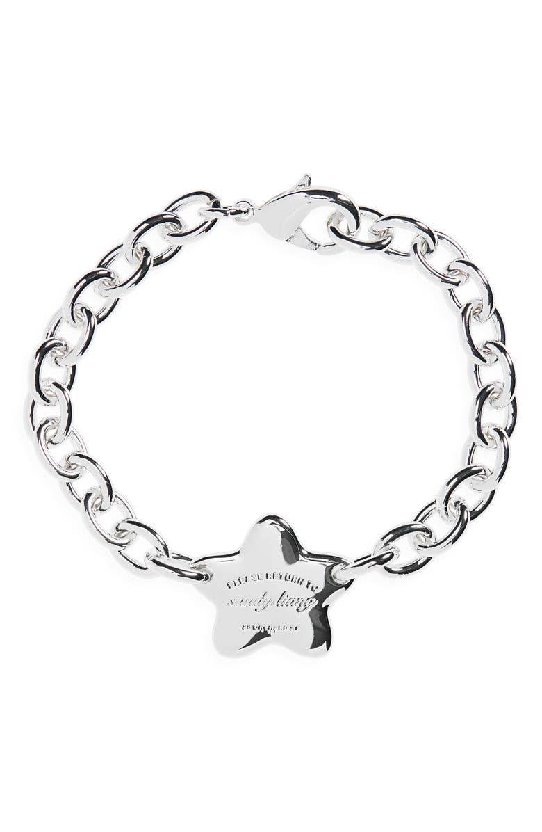 Sandy Liang Star Charm Bracelet, Main, color, 