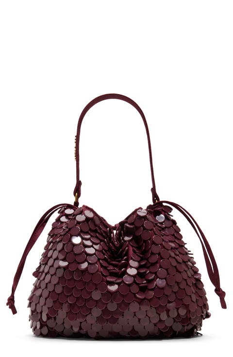 Coral Drawstring Bag