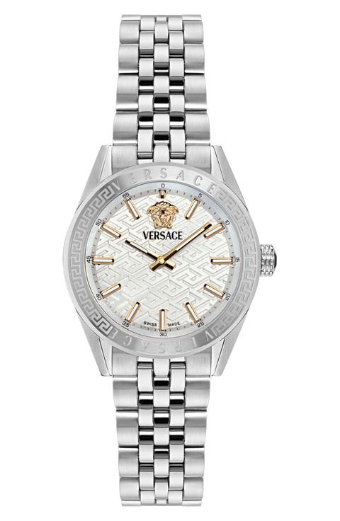 V-Code Bracelet Watch, 36mm