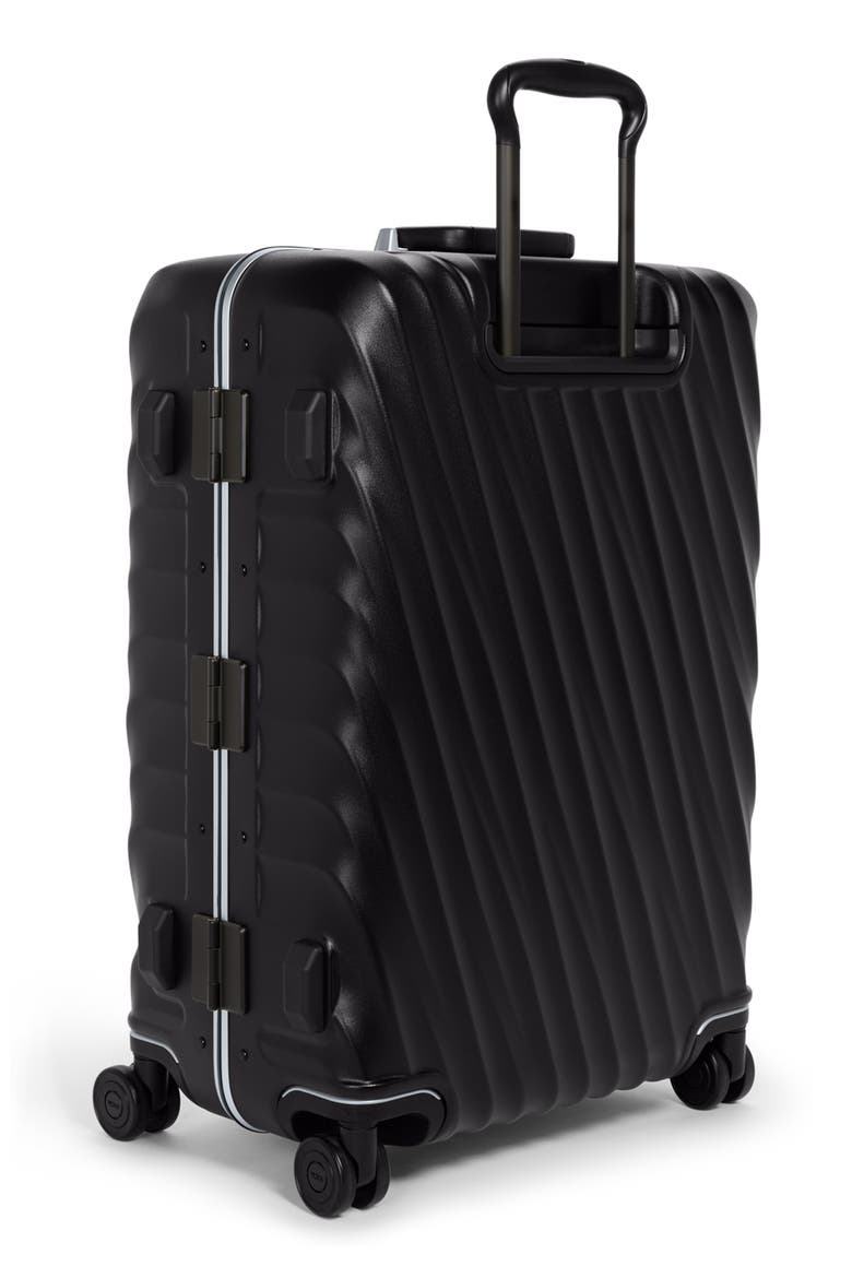 19 Degree Frame Medium Expandable Checked Luggage, Alternate, color, BLACK TEXTURE