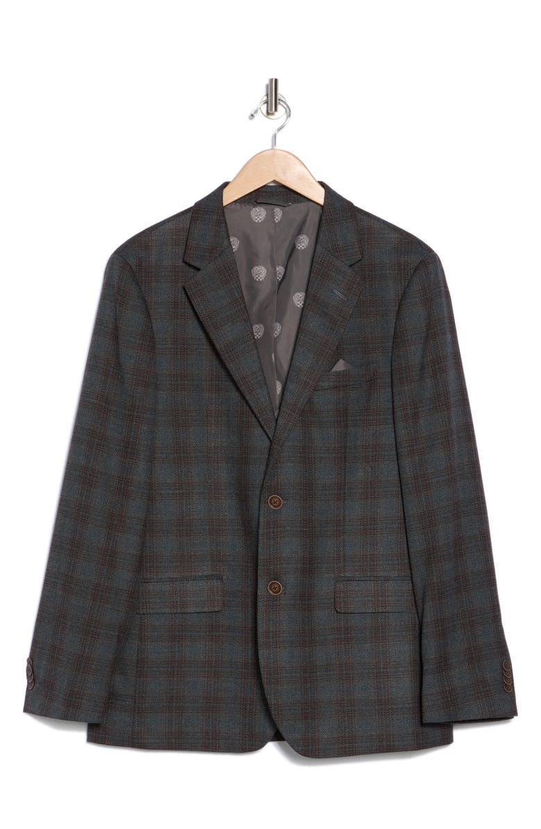 Vince Camuto Plaid Sport Coat, Alternate, color, 