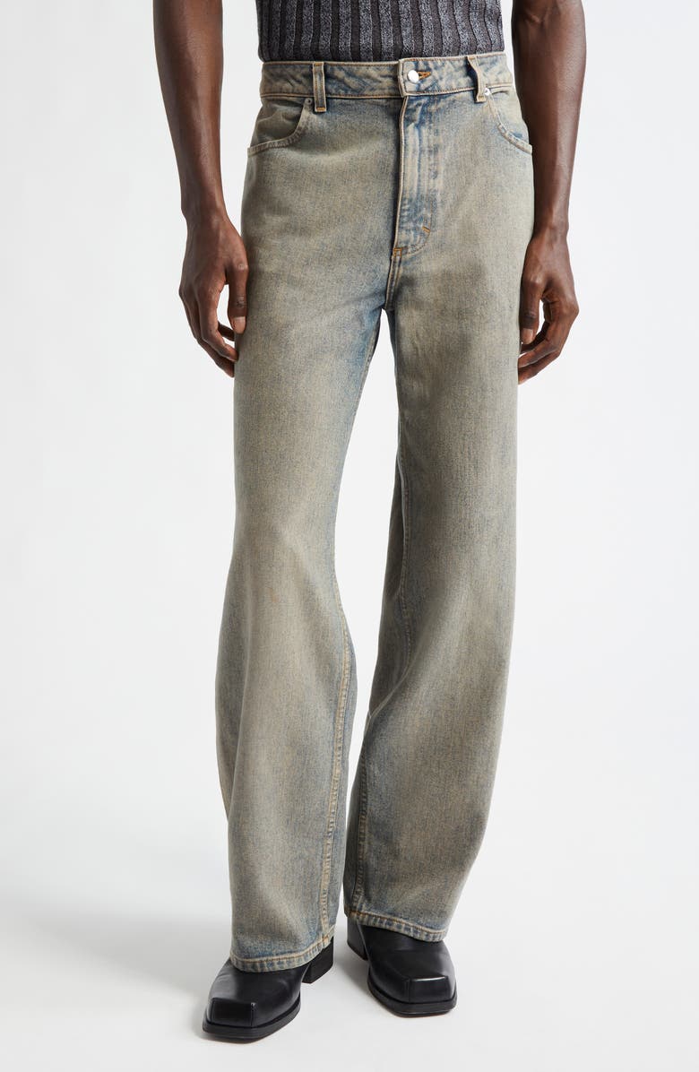 Eckhaus Latta Wide Leg Jeans, Main, color, 