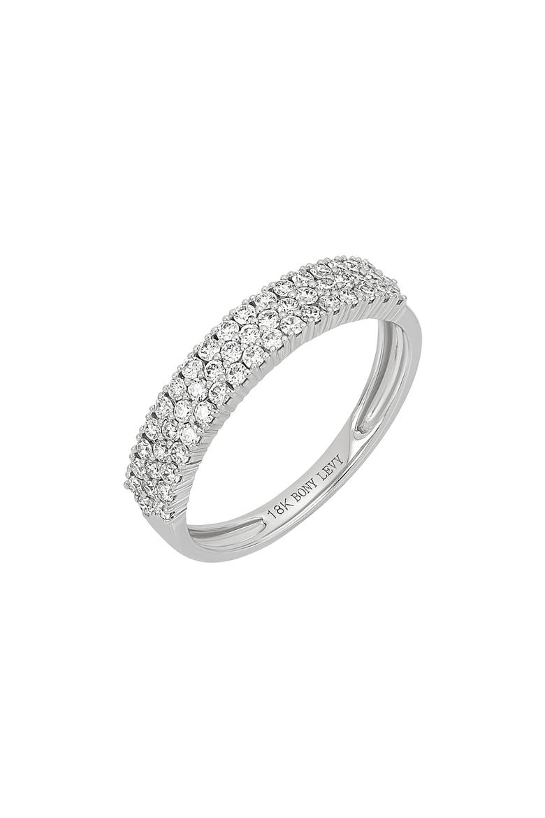 Audrey Diamond Anniversary Ring (Nordstrom Exclusive), Main, color, 18K WHITE GOLD