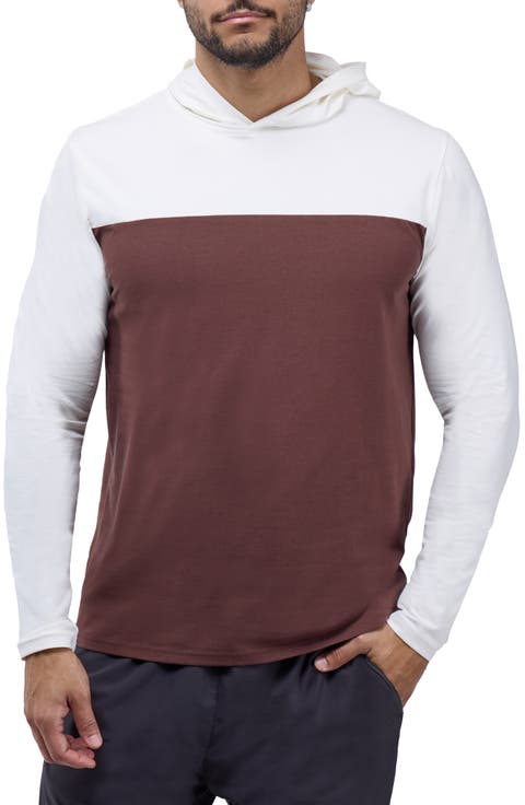 Colorblock Hooded Sweatshirt