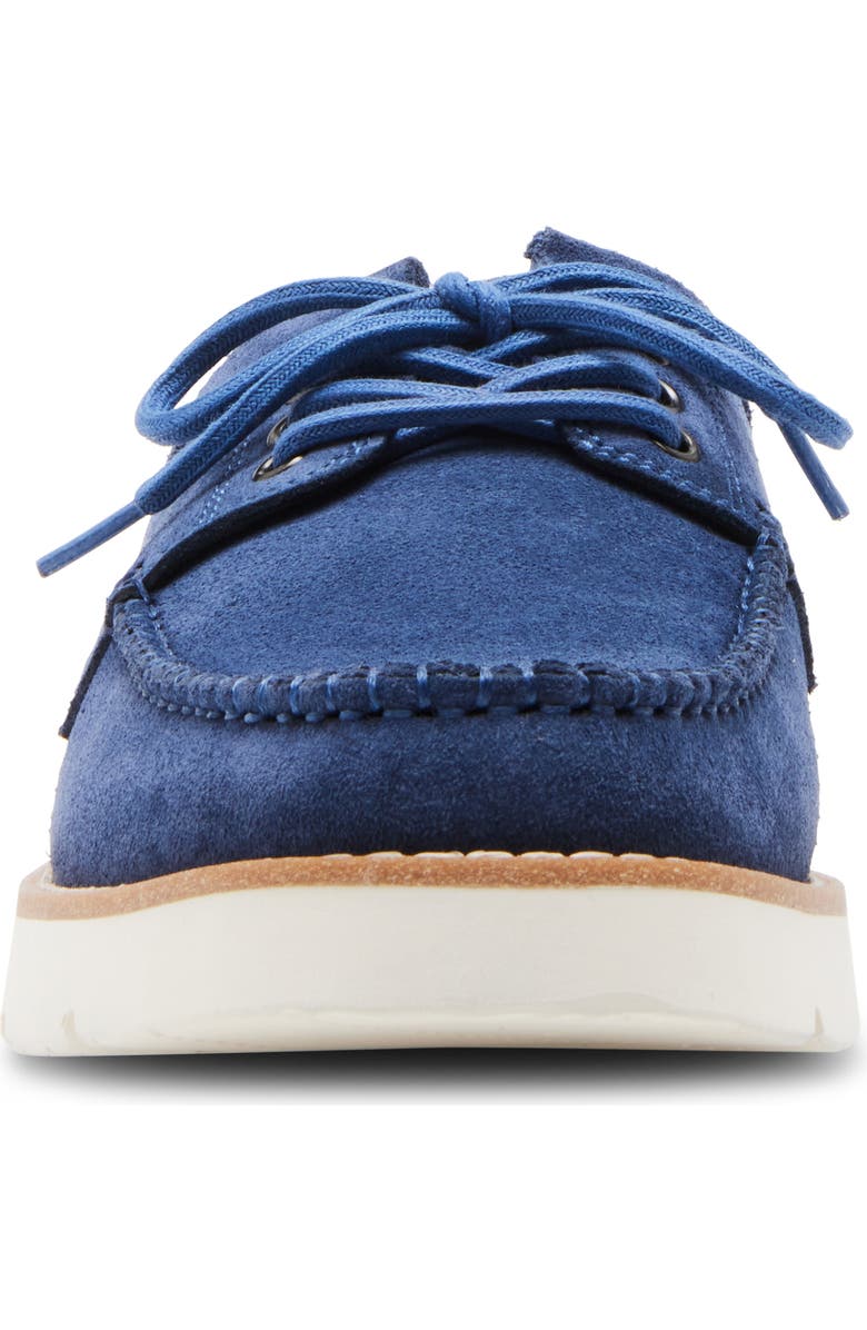 Steve Madden Kolt Moc Toe Derby, Alternate, color, Navy Suede
