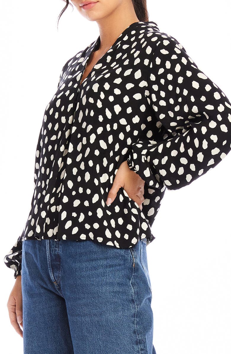 FIFTEEN TWENTY Kiera Blouson Sleeve Top, Alternate, color, 