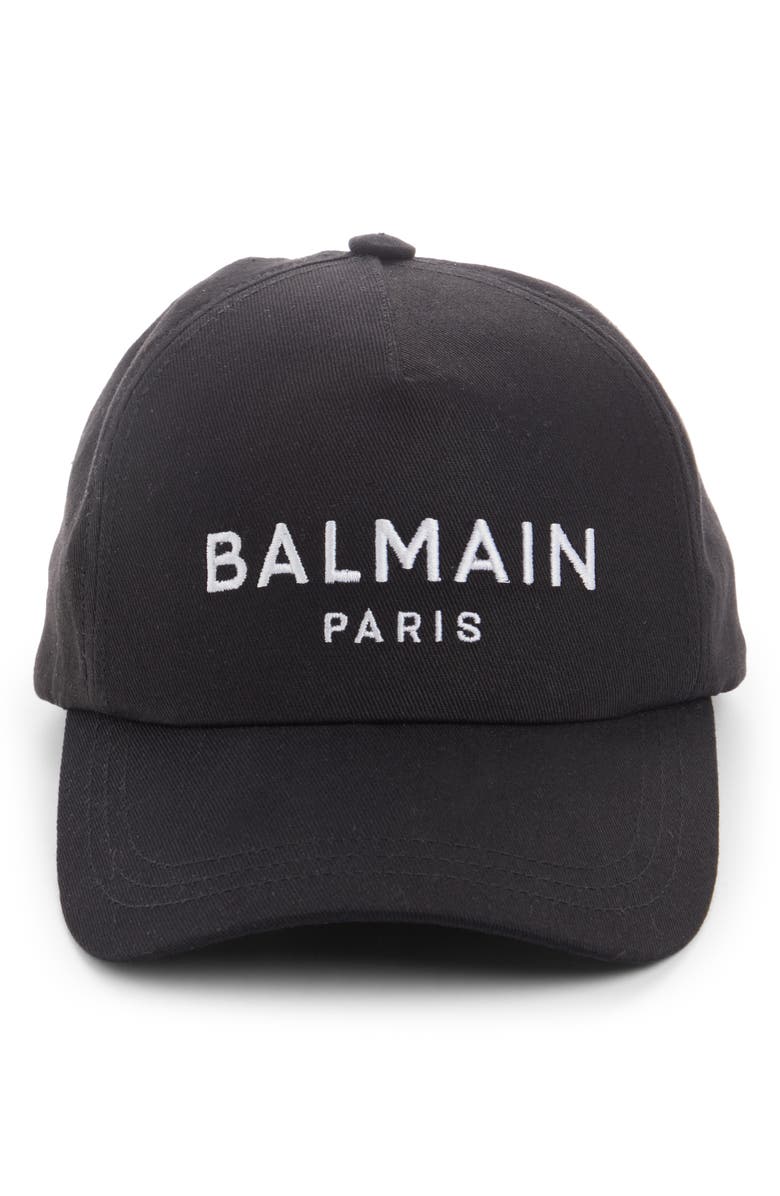 Balmain Embroidered Logo Baseball Cap, Alternate, color,