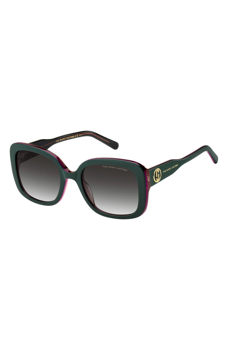 54mm Gradient Square Sunglasses