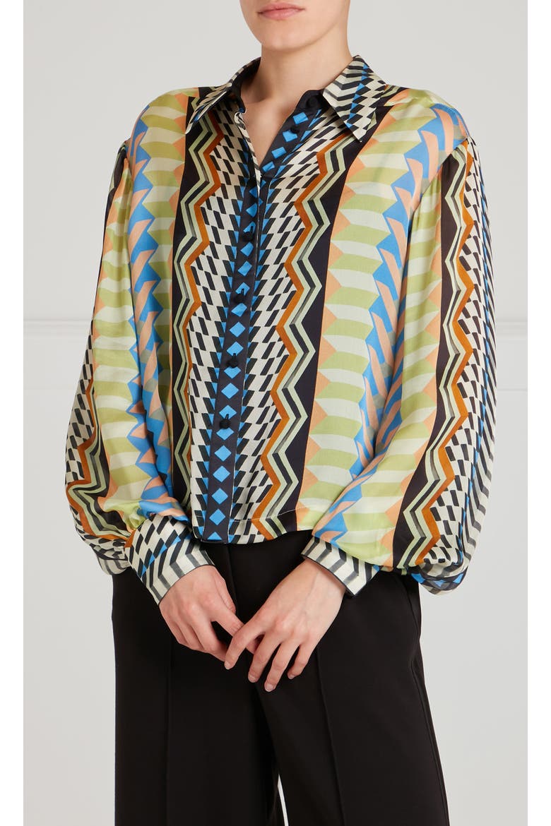 Meryl Shirt, Main, color, Provence Blue Mix
