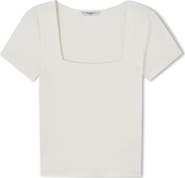 LK Bennett Tasha Square Neck Jersey Top