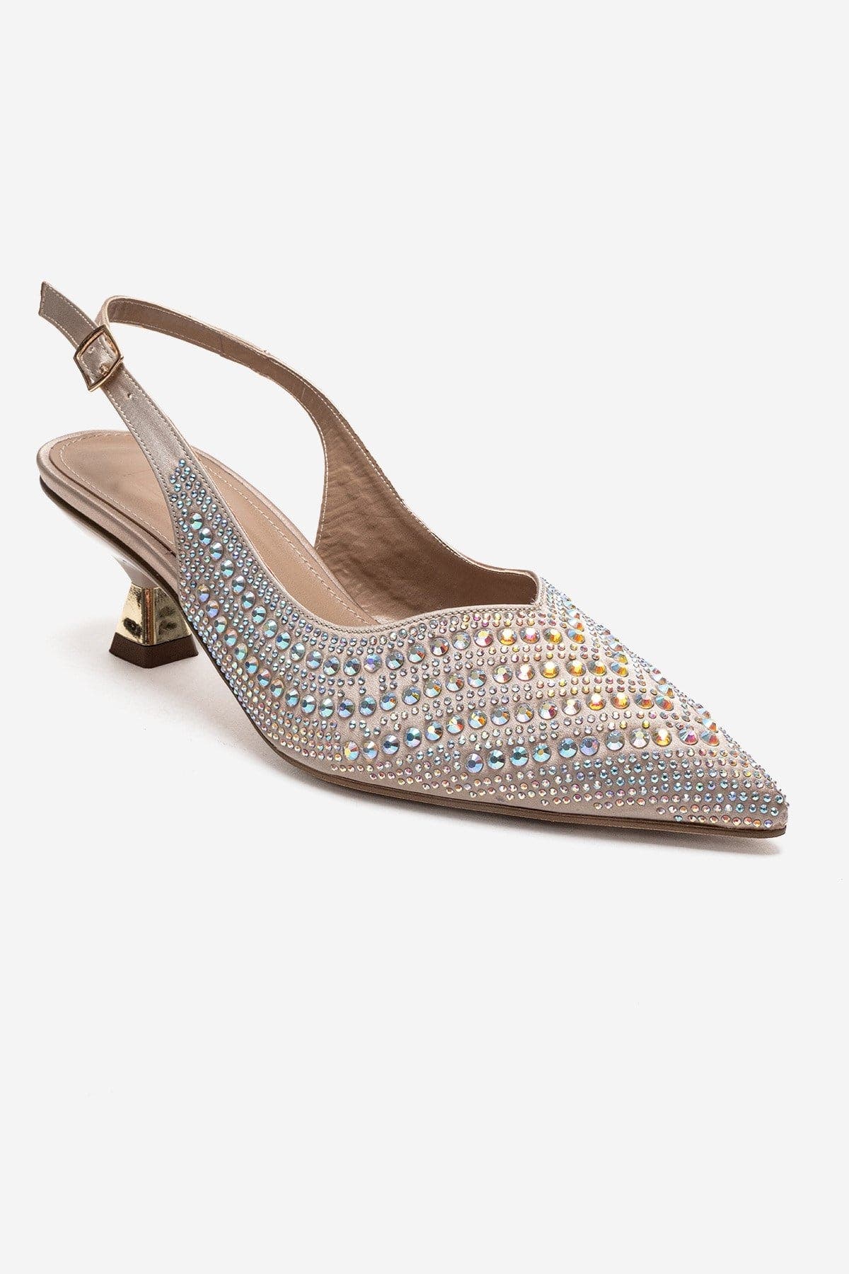 Royale Embellished Kitten Heel Pump, Alternate, color, Beige