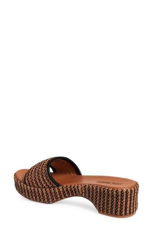 Steve Madden Cosima Platform Slide Sandal In Multi