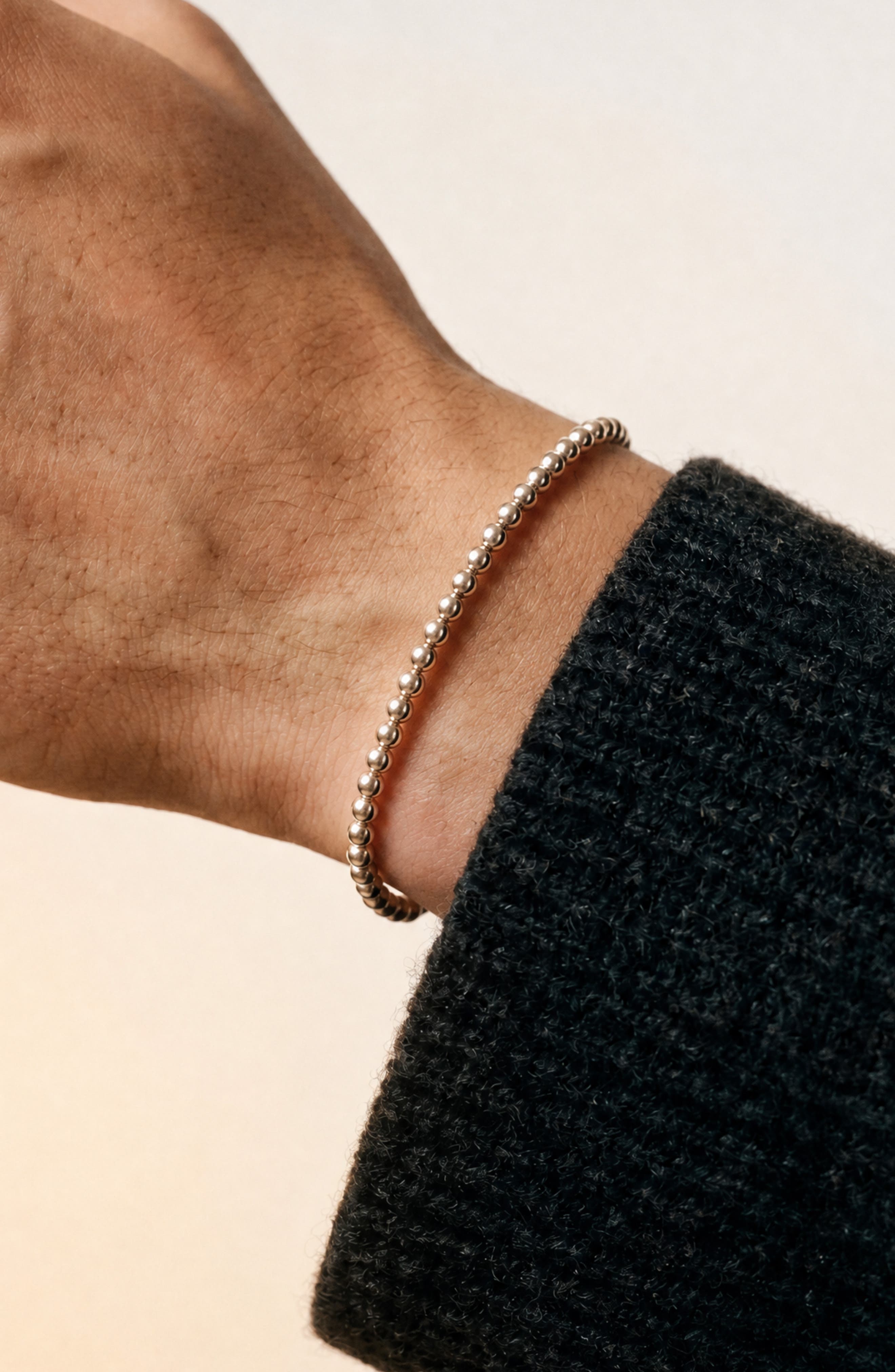 Argento Vivo Sterling Silver Men's Small Sphere Bracelet (Men) | Nordstrom