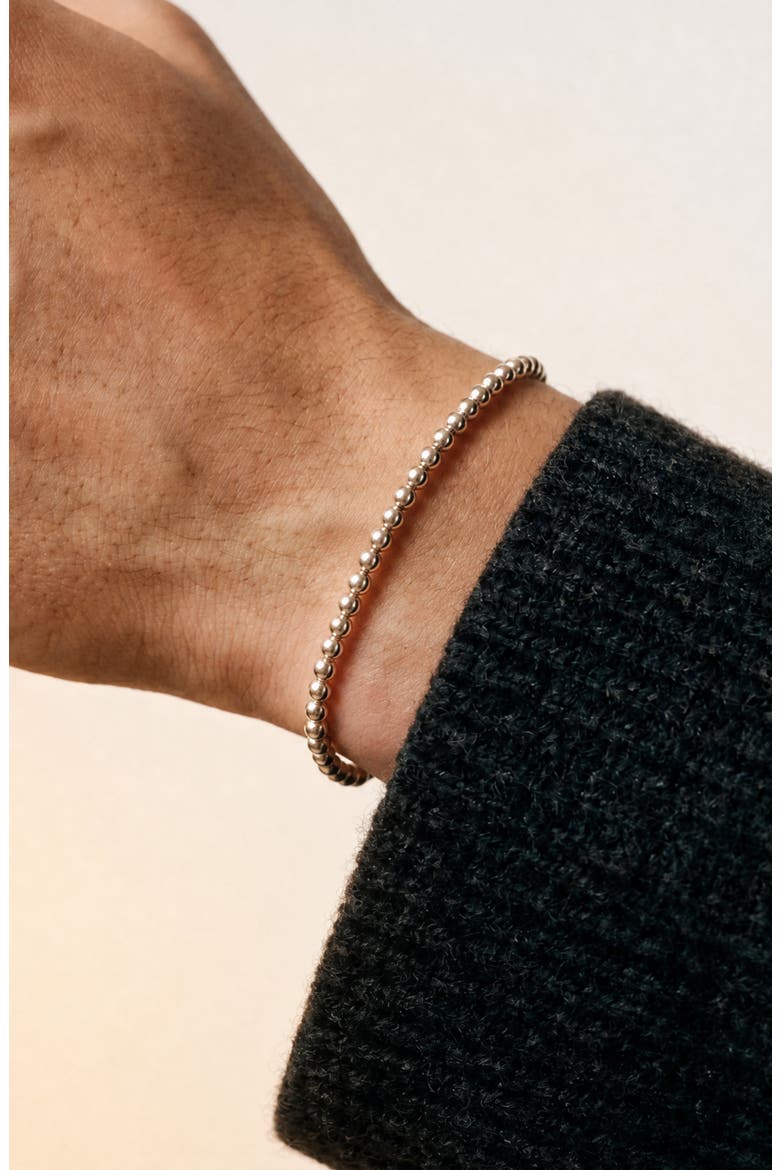 Men's Small Sphere Bracelet, Alternate, color, SILVER