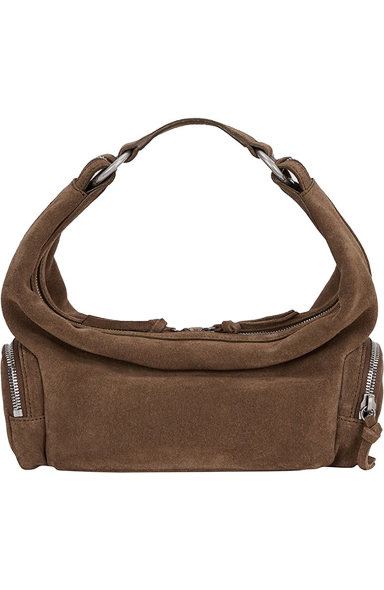 MARGESHERWOOD City Mini Suede Hobo Bag, Alternate, color, Cappuccino Suede