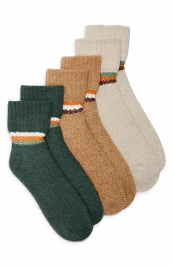 3-Pack Cozy Half Crew Socks