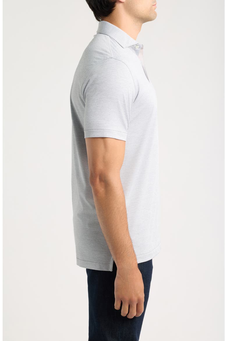 Crown Crafted Performance Jersey Polo, Alternate, color, GALE GREY