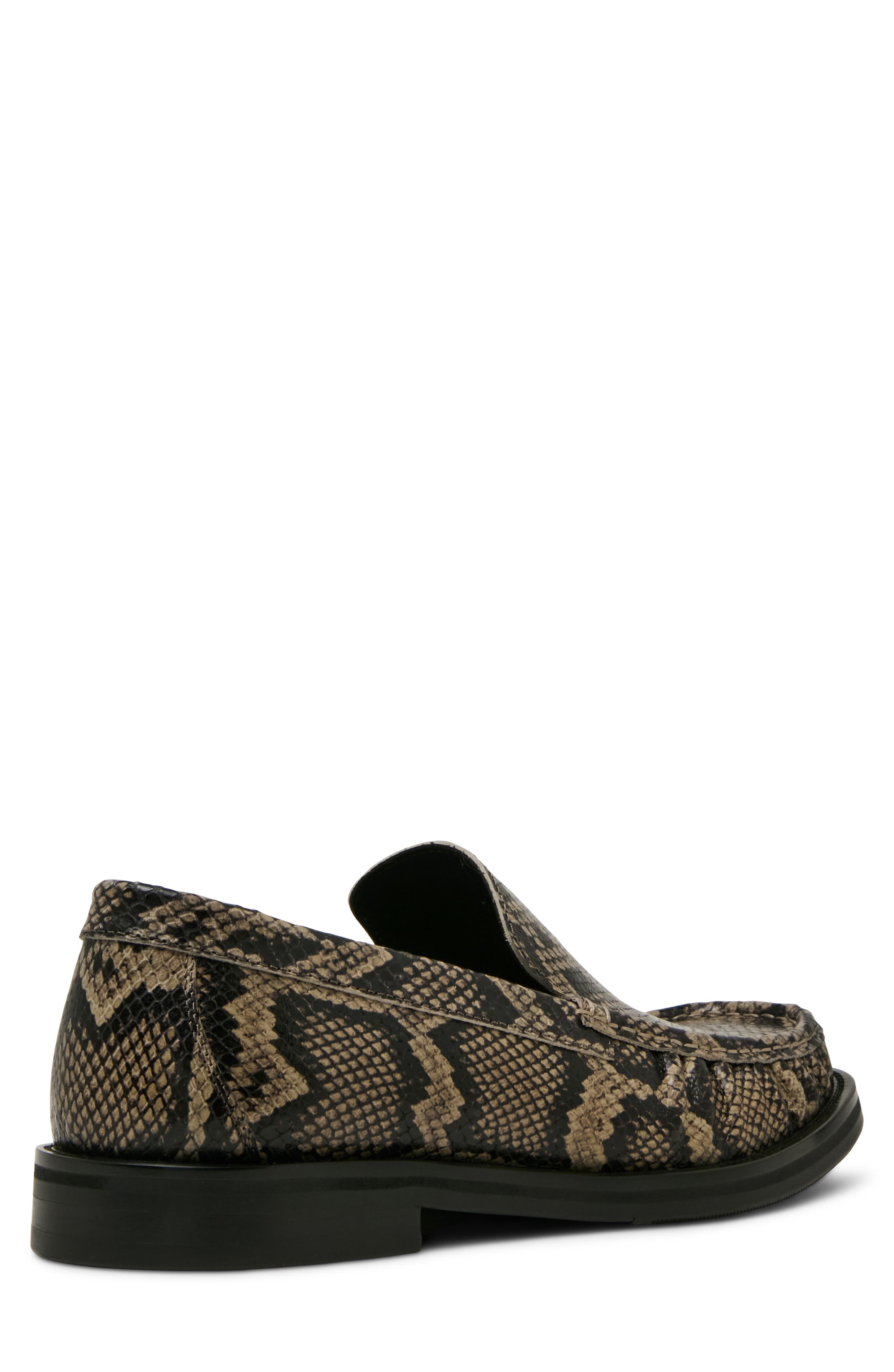 Chester Snake Embossed Leather Loafer, Alternate, color, GREY SNAKE