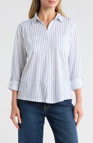 Lucky Brand Knit Button Up Shirt