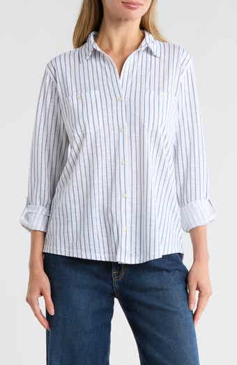 Lucky Brand Knit Button Up Shirt